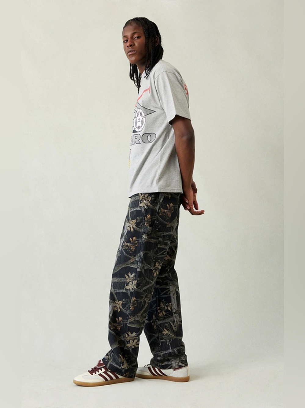Pacsun Dylan Baggy Y2K Jeans Carpenter Tree Camo 32x30 100% Cotton